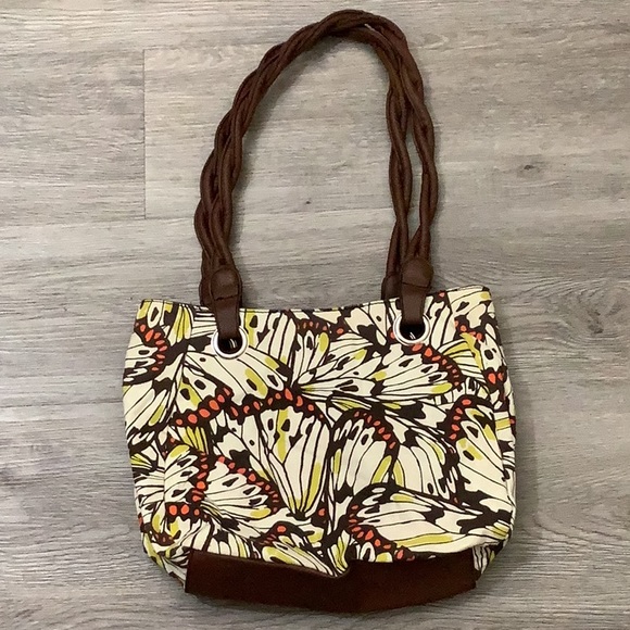 Vintage Jaclyn Smith Women Butterfly shoulder Handbag - Picture 3 of 13